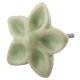 Pea Green Ceramic Flower Cabinet Knob Online